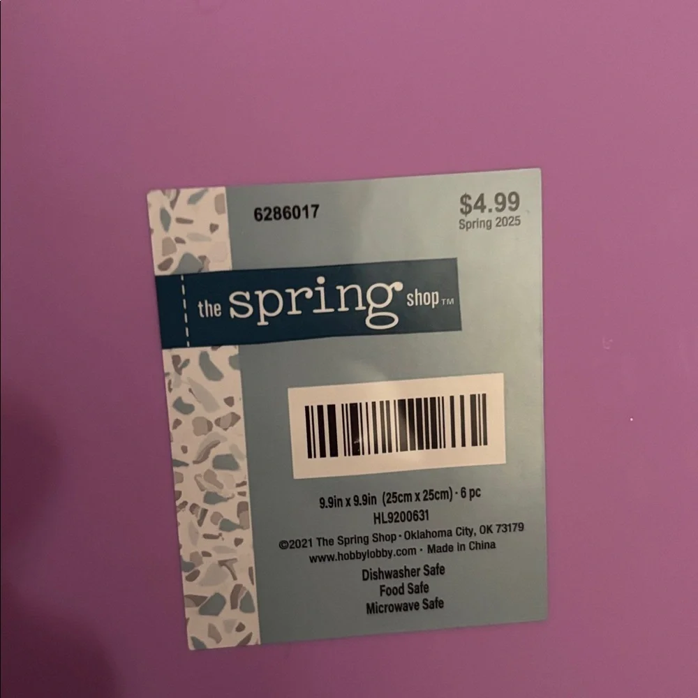 Spring Colorful Plates - Picture 3 of 4